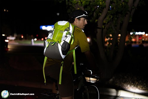 Riderbag High Visibility Reflective Backpack |Riderbag Reflektor35, Adult Unisex, Size: 35 Large, Green