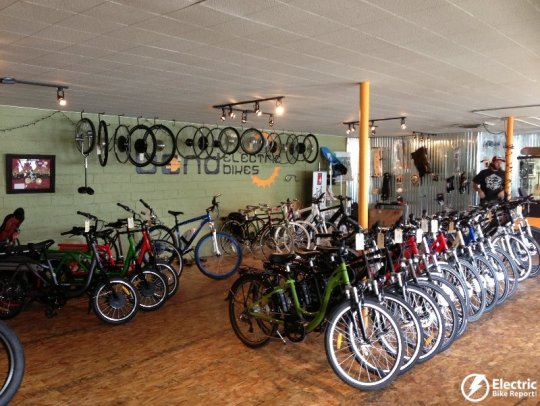 The Bend Electric Bikes showroom