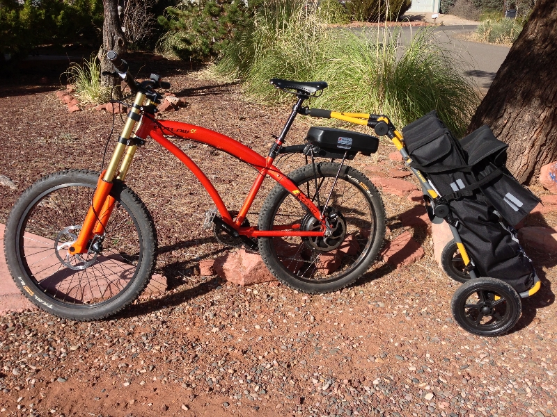 Burley travoy urban bike clearance trailer