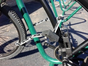 prodecotech electric bike and abus lock