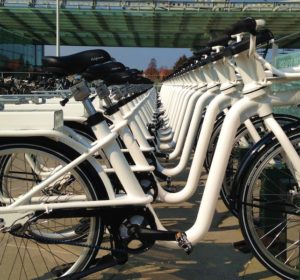 Copenhagen electric bike share program station 2