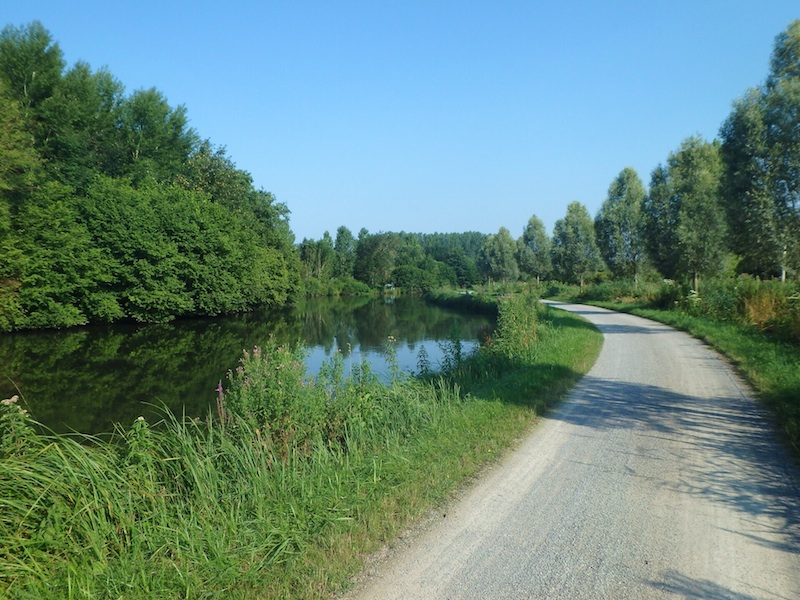 European electric bike tour path