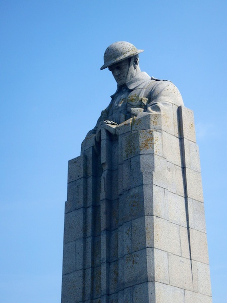 European electric bike tour statue