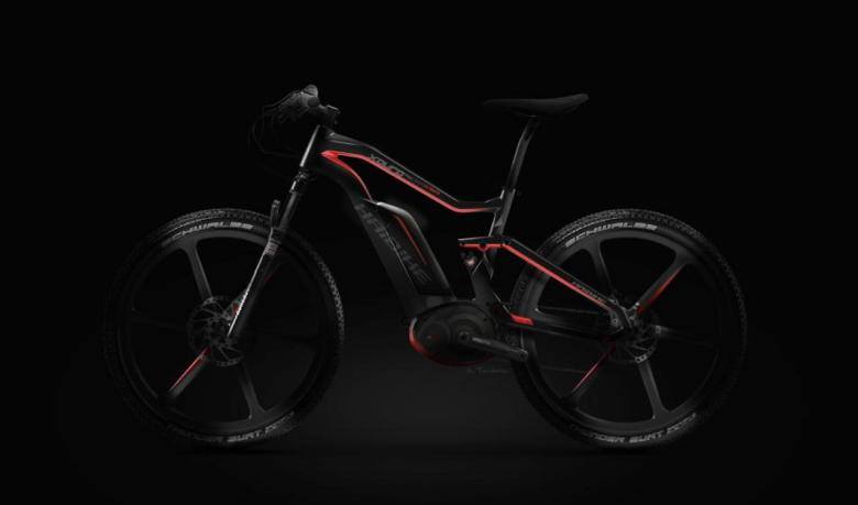 Haibike carbon fiber electric mountain bike