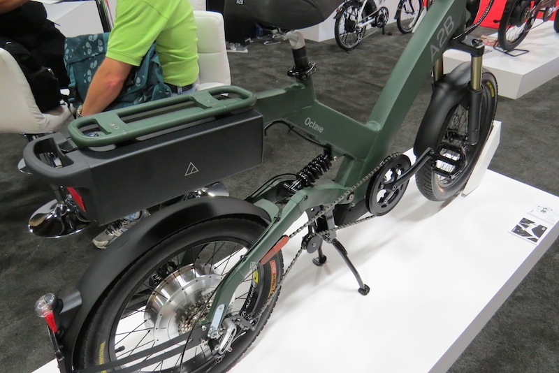 a2b octave rear suspension electric bike