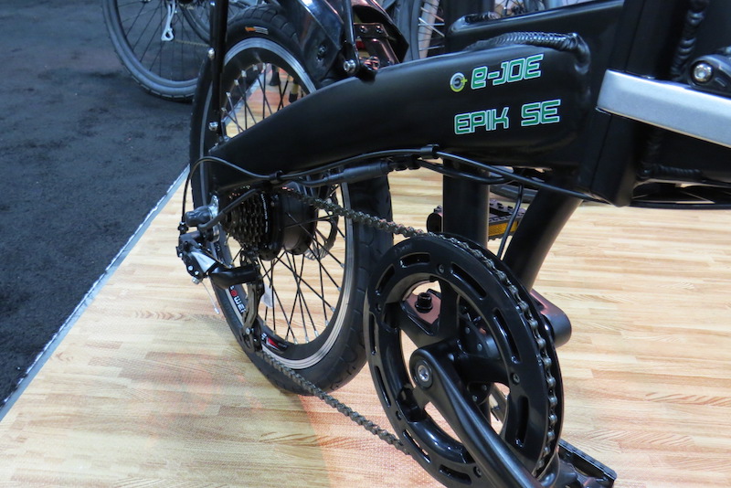 ejoe epik se folding electric bike cranks