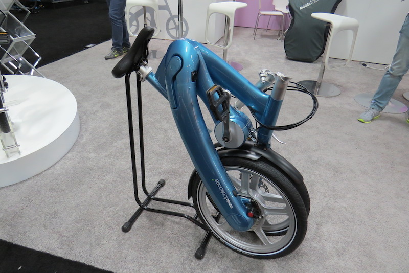 mando footloose electric bike folded