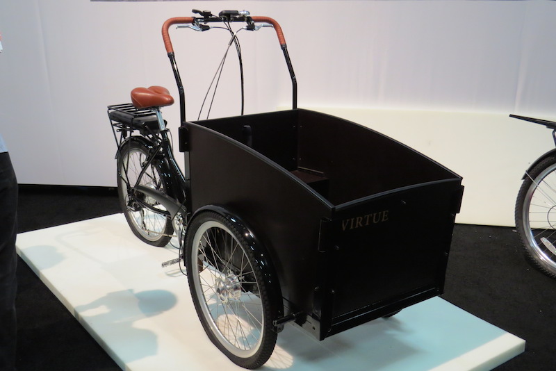 virtue schoolbus electric cargo bike side