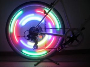 flashing bike wheel reflector