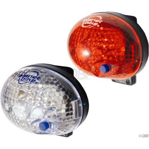 planet bike front rear led lights