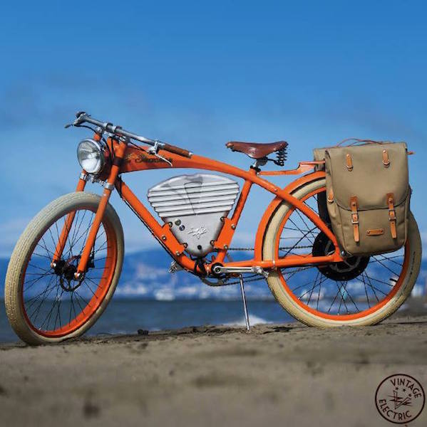 Vintage style electric online bikes