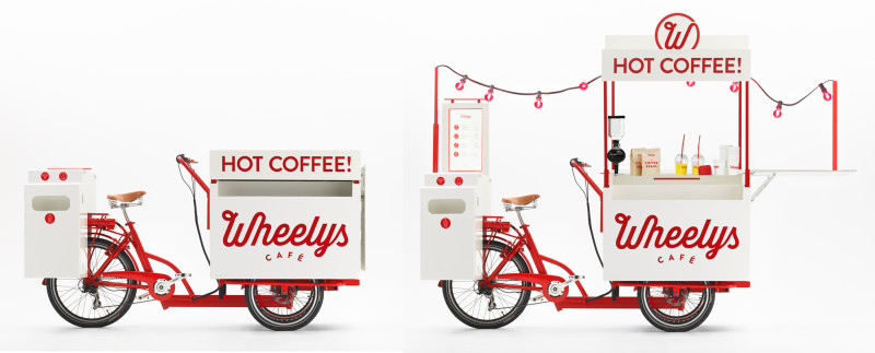 wheelys coffee cart electric trike