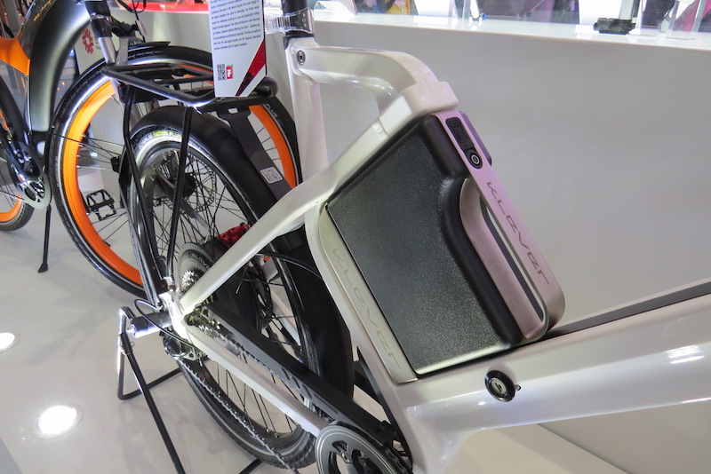 square battery electric bike