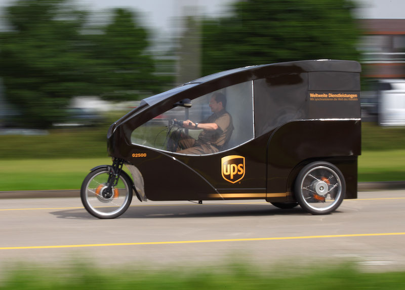 UPS electric cargo trike