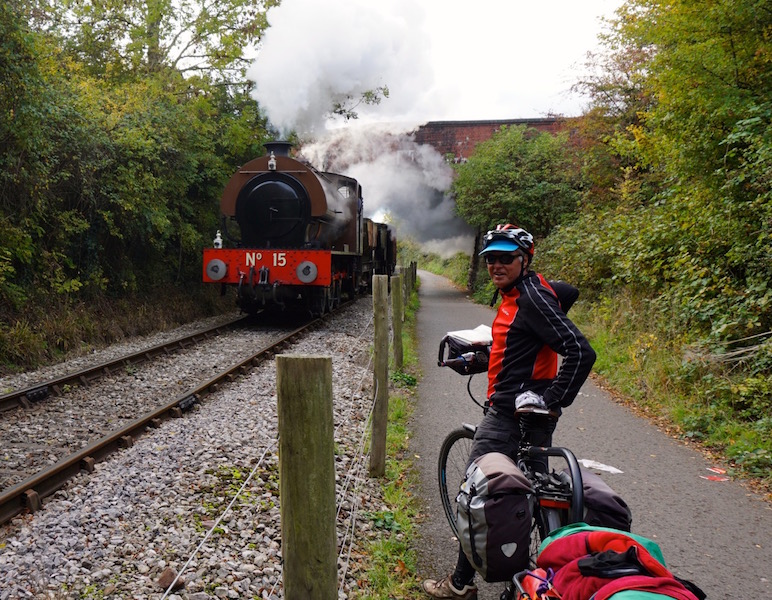 Gary & Steam Train Close up