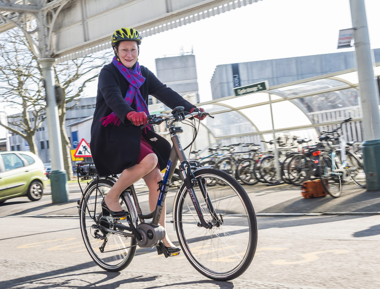 Professor Debra Humphris Eastbourne E-Bike Launch-441