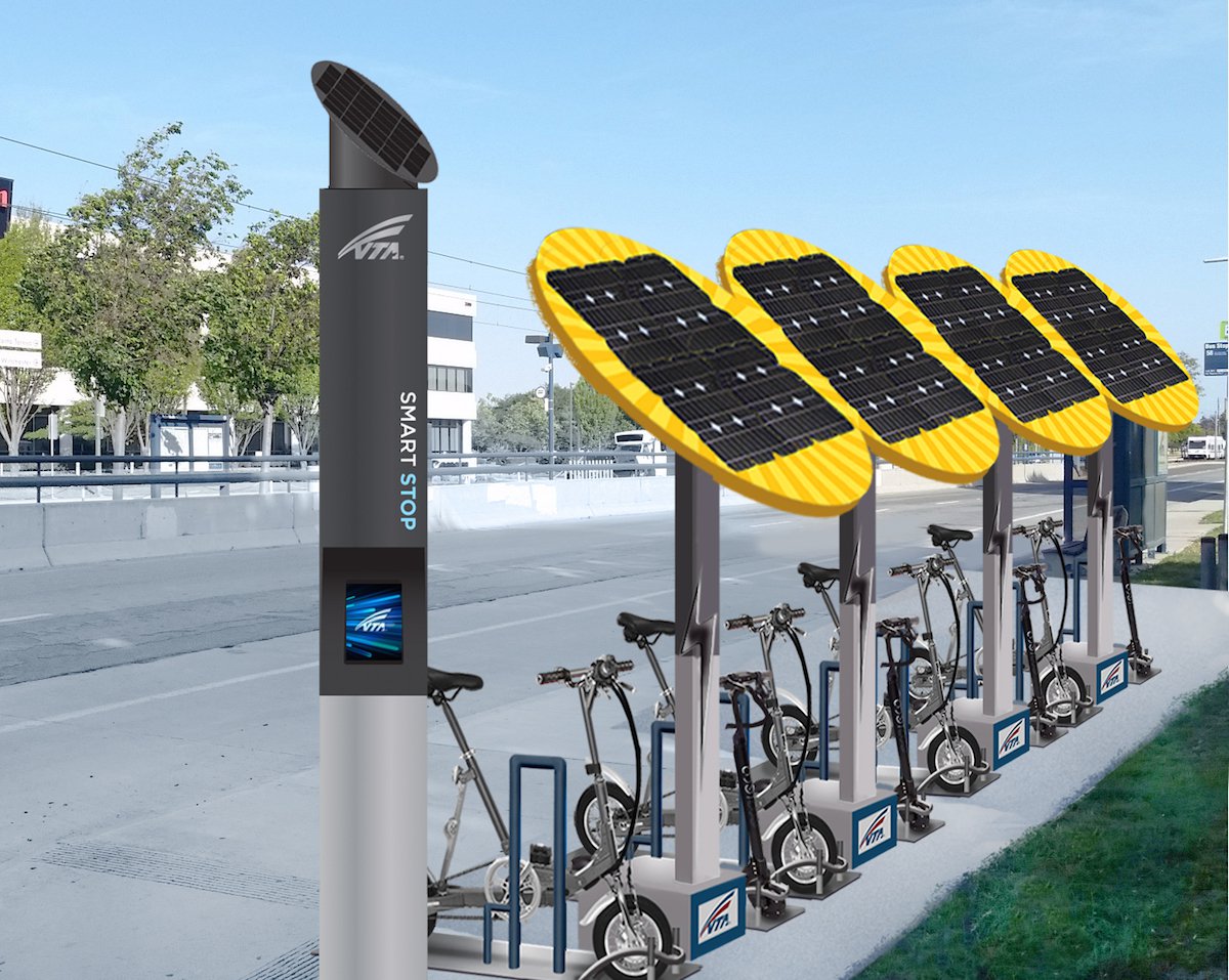 Swiftmile: Solar Powered Electric Bike Rental Stations [VIDEOS