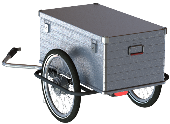 Electric bike hot sale cargo trailer