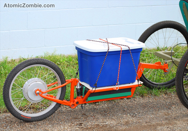 Apex single wheel discount bicycle cargo trailer