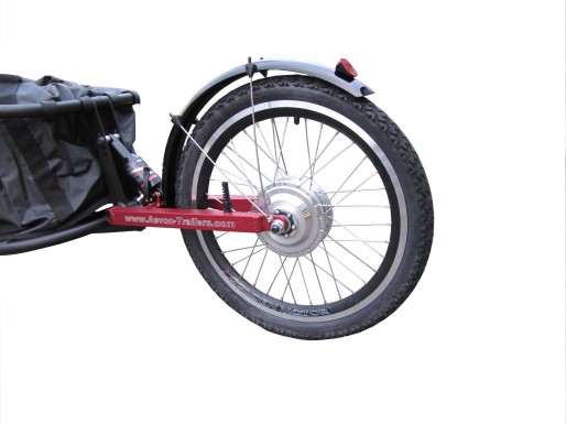 Motorized bike online trailer