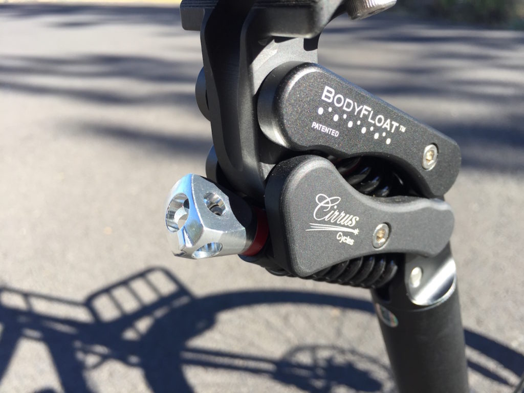 cirrus bodyfloat seatpost tuning knob