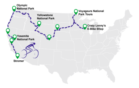 electric bike world record route