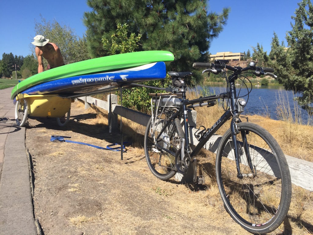 electric bike stand up paddle board