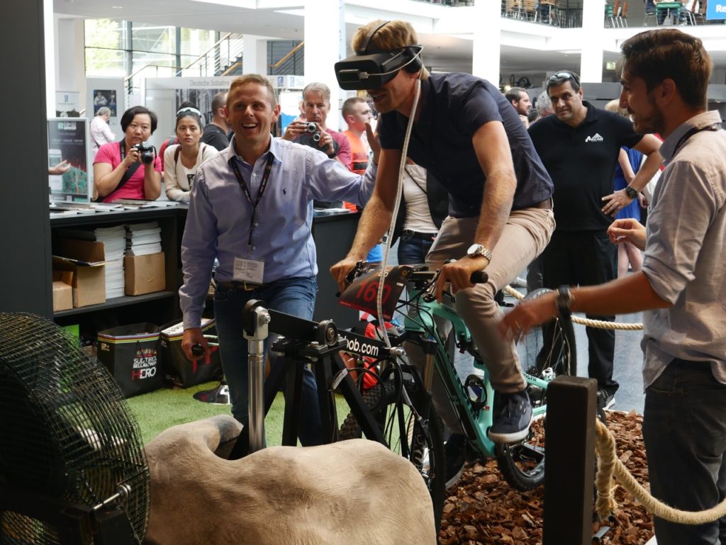 virtual reality biking