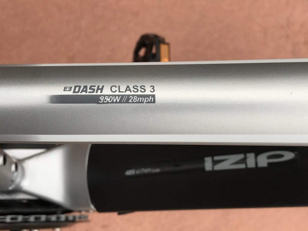 2018 izip e3 dash class