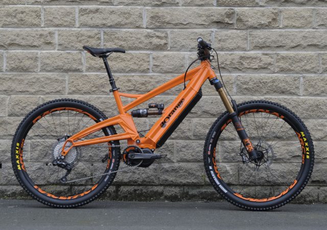 orange alpine e bike