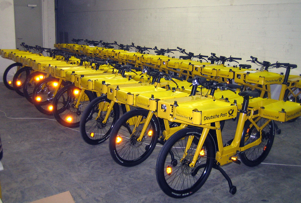 Deutsche Post has a lot of pedelecs