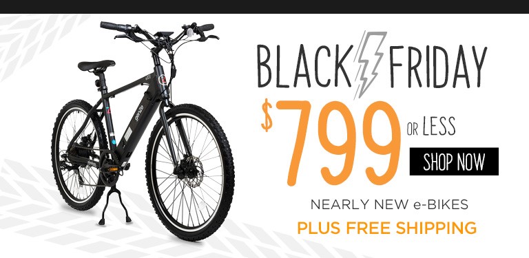 Electric bike black discount friday