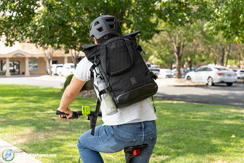 Chrome_BLCKCHRM_Backpack_Riding_with_Bag