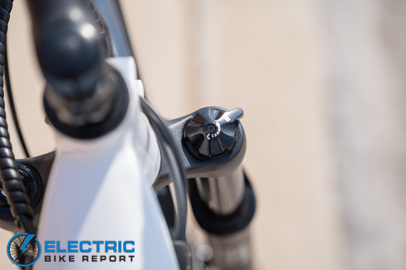 Euphree City Robin Electric Bike Review Air Fork