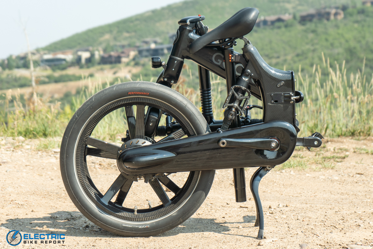 Gocycle G4 Electric Bike Review folded