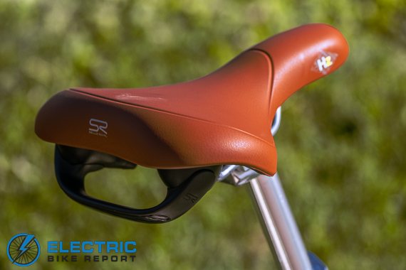 Blix Aveny Electric Cruiser Bike Review Comfort Oriented Saddle
