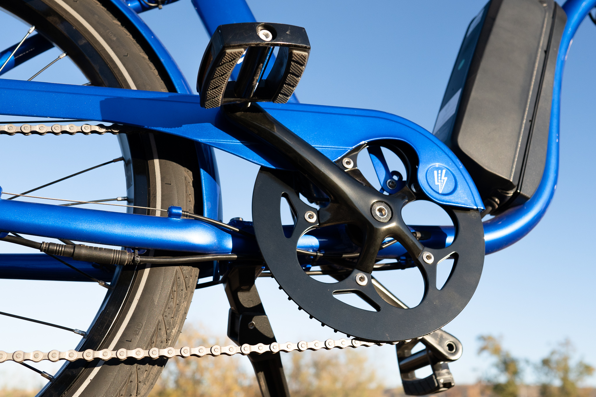 Electric Bike Company Model X Review - chainring