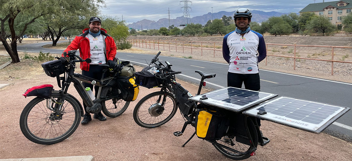 Solar power deals electric bike