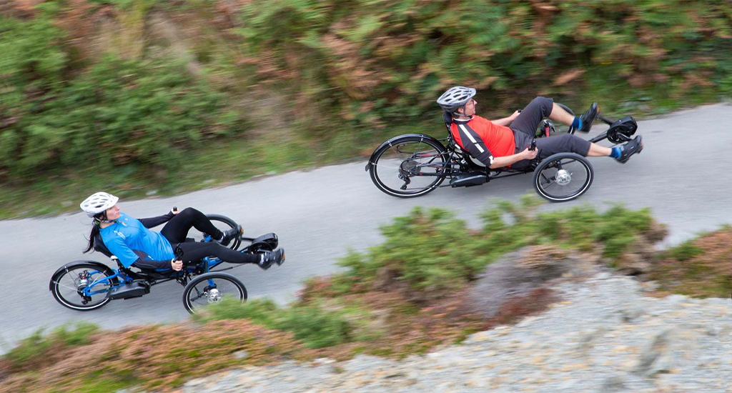 Electric assist recumbent discount trike