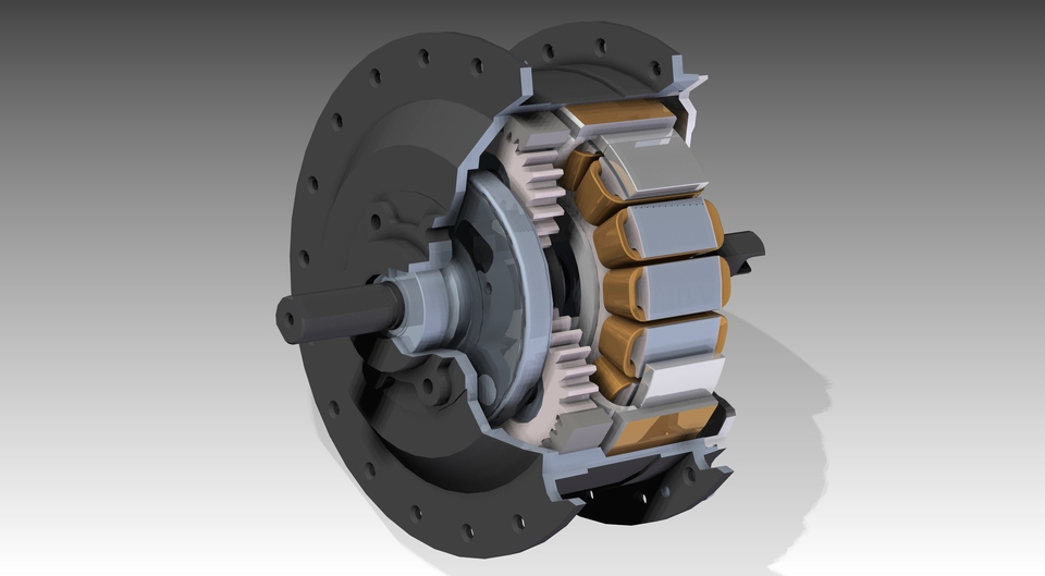 ebike geared hub motor