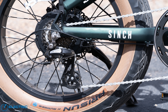 Aventon Sinch drivetrain