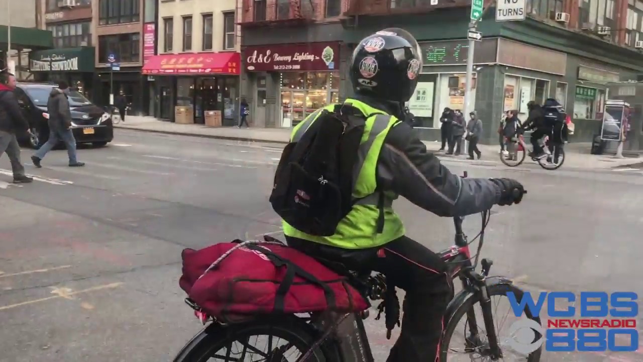 NYC food delivery ebike