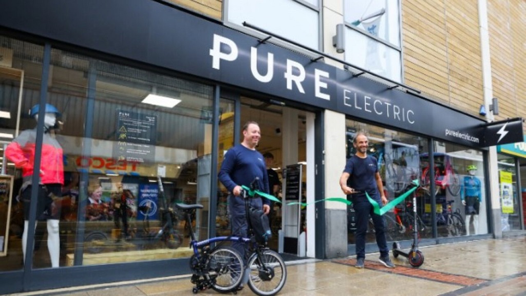 Pure Electric to open 15th UK retail store selling ebikes and escooters