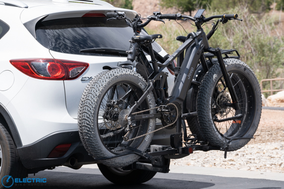 Fat bike car store rack