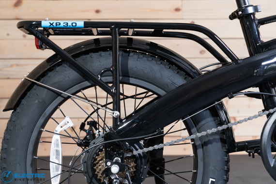 Lectric XP 3.0  - rear rack capable of 150 lbs of cargo hauling
