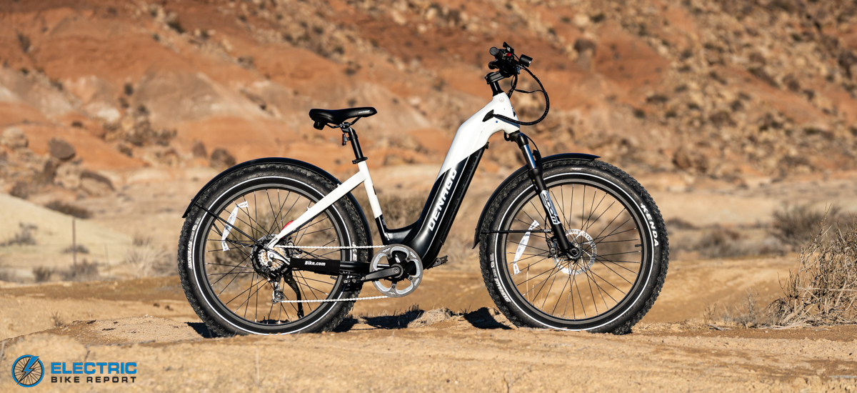 Fat tire step discount through electric bike