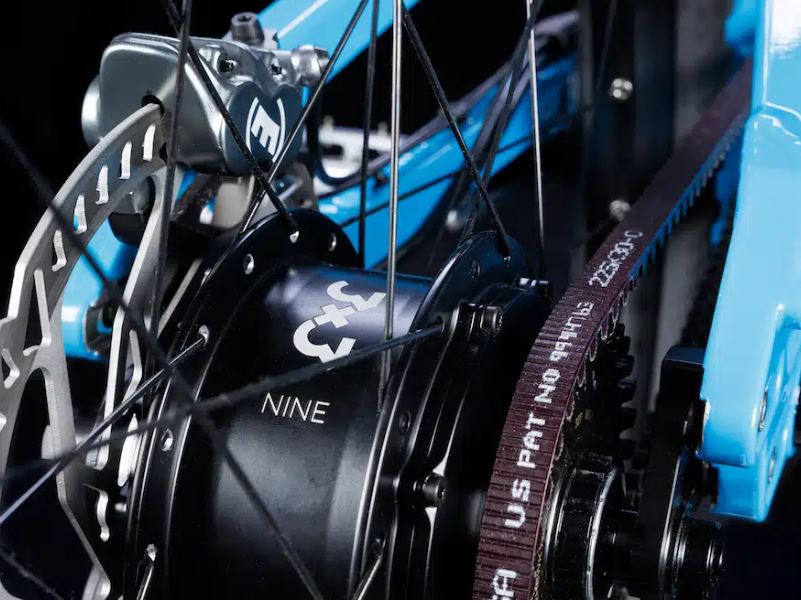 NICOLAI’S NINE-SPEED HUB GEAR, BELT DRIVE, FULL SUS EMTB