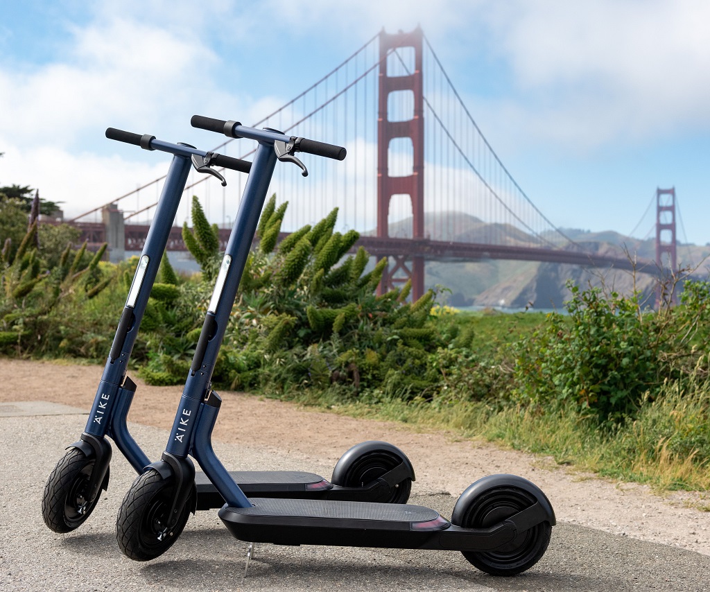 Äike lanza el servicio E-Scooter en el Área de la Bahía de San Francisco en asociación con New Startup Tempo