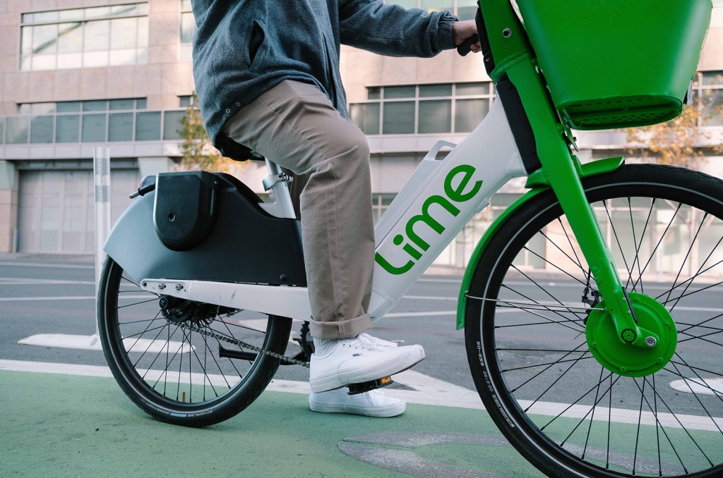 Lime e-bike