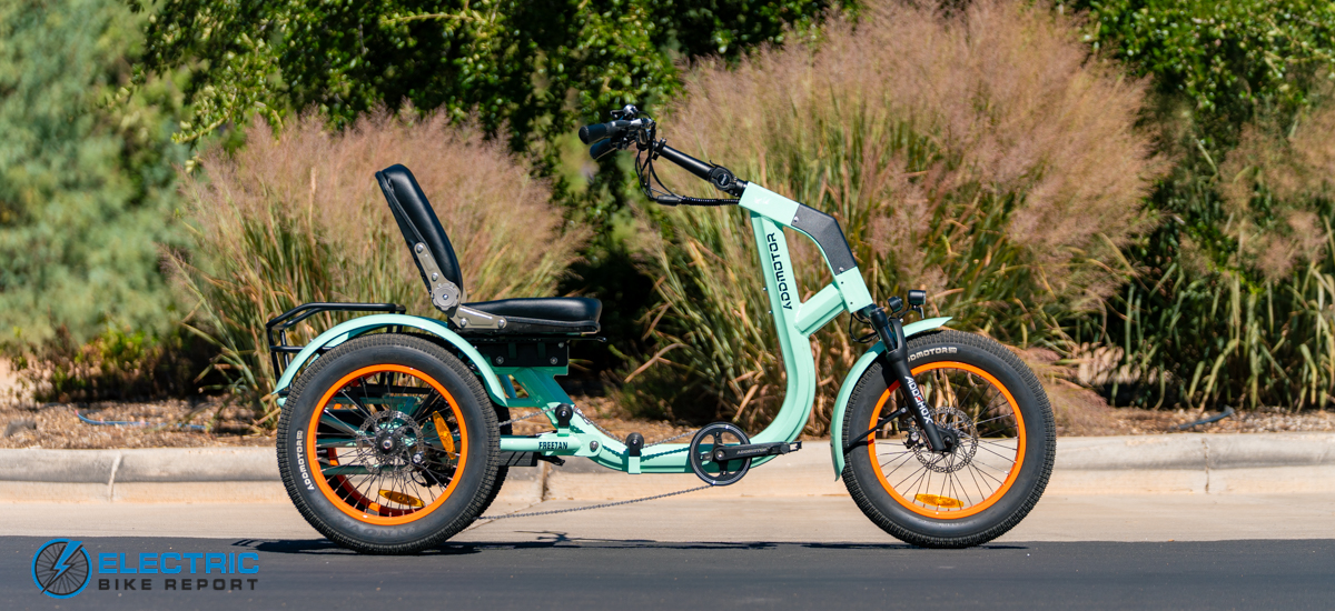 Addmotor Freetan M-368X electric fat tire bike hero shot angle view